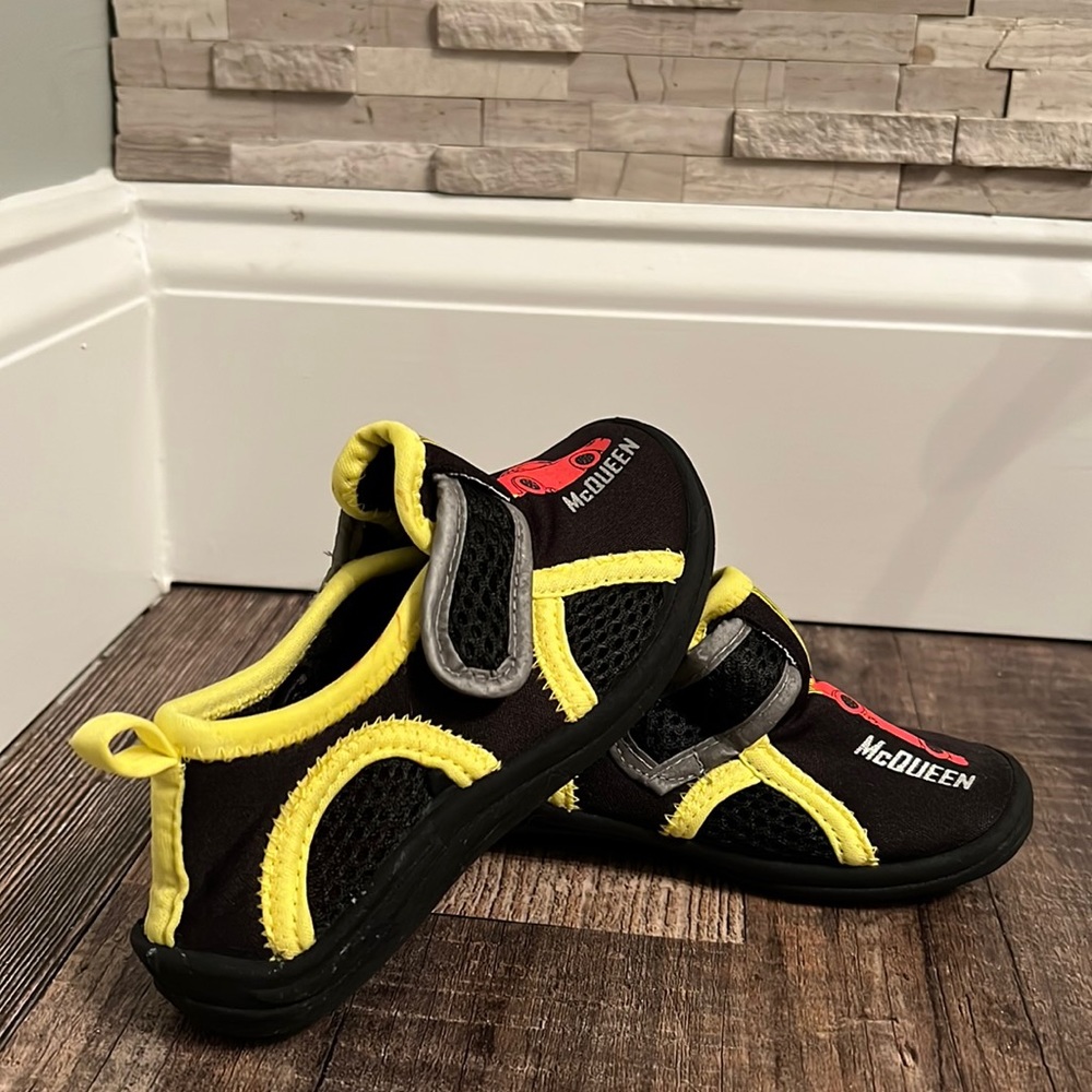 Lightning McQueen Water Shoes Toddler Boy Size 7
